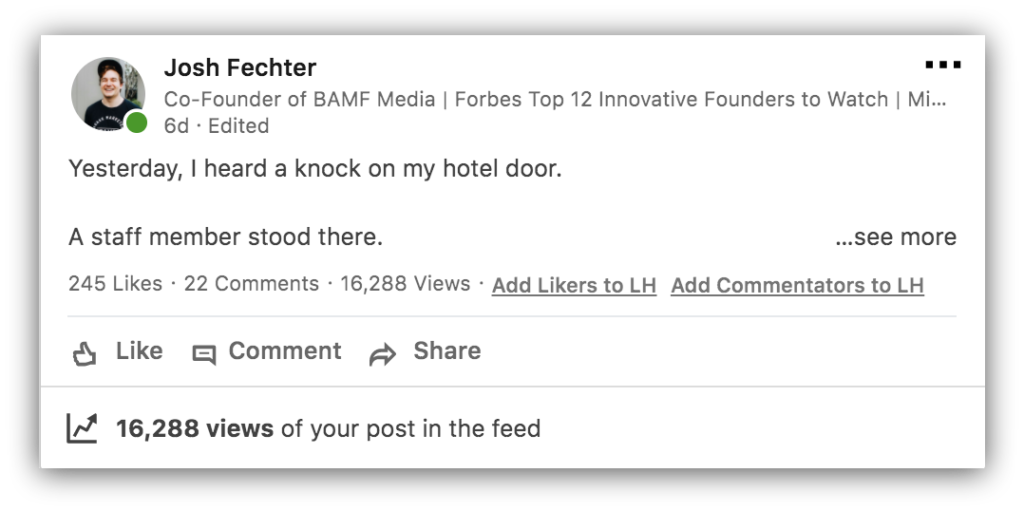 BAMF LinkedIn Wants to Put an End to Broetry Article Image